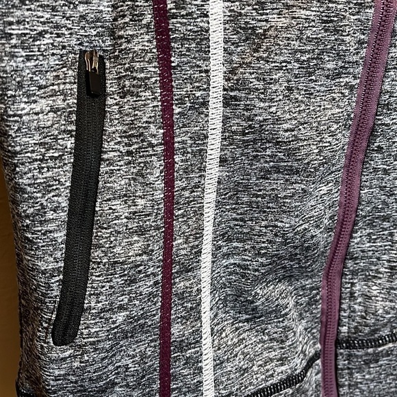 Soho Sport Grey Zip Up Athletic Hoodie Sweatshirt - Picture 4 of 12